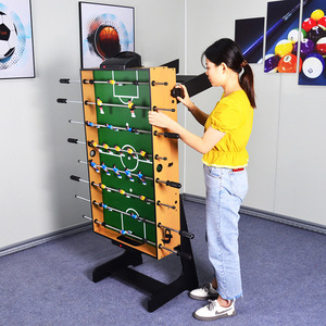 Mesa de Juego Multifuncional 5 en 1 S.Q.F: Futbolín, Hockey de Aire, Bolos, Tenis de Mesa, Juguete Infantil Familiar para Interiores, Mueble Ecológico de MDF - Product Image 4