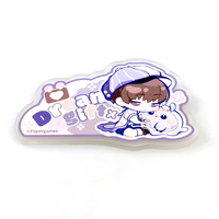 Personnalisé Laser Cut Acrylique Affichage Standee Deux Personnages En Plastique Mignon Usine-Meublé En Plastique Artisanat Personnalisation