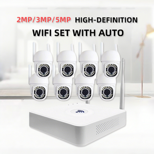 Système de caméra de sécurité WiFi TSEye avec vision nocturne couleur, 8 canaux, 2MP, 3MP, 5MP, étanche IP66, détection de mouvement, alarme, kit NVR CCTV - Product Image 6