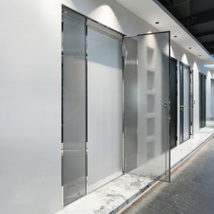 <span class=keywords><strong>Puerta</strong></span> Batiente de Diseño Moderno y Alta Calidad, Fabricada <span class=keywords><strong>a</strong></span> <span class=keywords><strong>Medida</strong></span> en Fábrica, <span class=keywords><strong>Puerta</strong></span> Batiente de Doble Panel de Aleación de Aluminio con Vidrio - Product Image 3