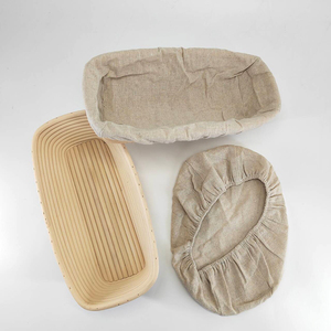 Kit artigianale per la produzione di <span class=keywords><strong>pane</strong></span> a lievitazione naturale cesti e fodere in Rattan cesto di prova per panetteria da cucina - Product Image 4