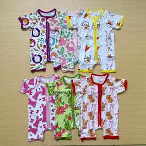 竹制婴儿睡衣神秘盒 <span class=keywords><strong>2</strong></span> 件套 长袖睡衣 儿童睡衣 睡衣 双拉链连体衣 - Product Image 3