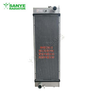 Radiatore a piastre in alluminio <span class=keywords><strong>Kobel</strong></span>--co SANYE 200-8 per serbatoio acqua, lunga durata, connessione flangiata/filettata, per motore escavatore, 6 mesi di garanzia - Product Image 3