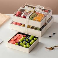 Boîte d'emballage jetable pour sushi de style japonais, boîte à bento en papier, boîte à lunch, conteneur alimentaire à emporter