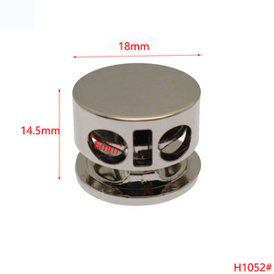กระดุมห่วงเชือกโลหะสองรูปรับได้สำหรับกระเป๋าและสเวตเตอร์ - Product Image 6