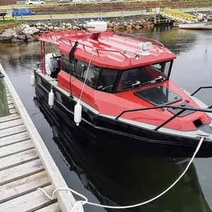 Gospel 25ft Easy Craft Aluminium Fishing Boat Cabin Cruiser With Large Cabin