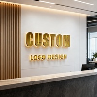 Signalisation personnalisée en lettres 3D Enseignes rétroéclairées à LED Canal extérieur en acier inoxydable pour magasin d'affaires Panneau d'affichage à LED Logo
