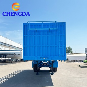 Venta Directa de Fábrica: Semirremolque de 2 Ejes <span class=keywords><strong>con</strong></span> Barandas de Acero para Transporte de Carga Pesada - Product Image 4