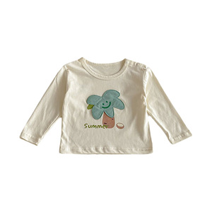<span class=keywords><strong>Camiseta</strong></span> de algodón que absorbe la humedad con dibujos animados para bebé, <span class=keywords><strong>camiseta</strong></span> <span class=keywords><strong>interior</strong></span> de <span class=keywords><strong>manga</strong></span> <span class=keywords><strong>larga</strong></span> de estilo coreano para primavera y otoño, camisetas de moda para bebés, niños y niñas - Product Image 5
