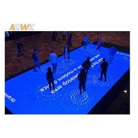 AOWE Écran LED interactif intelligent 3D pour sol de danse, idéal pour centres commerciaux, cabines DJ et clubs