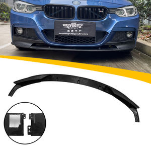 Divisor Delantero F30, Alerón Delantero de Plástico con Aspecto de Carbono para <span class=keywords><strong>BMW</strong></span> Serie 3 F30 <span class=keywords><strong>M</strong></span> Sport <span class=keywords><strong>340i</strong></span> 2012-<span class=keywords><strong>2018</strong></span> - Product Image 1