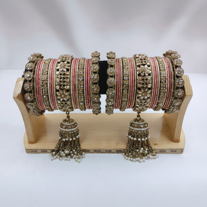 Luxury High Quality Tungsten Gold Plated Multi Color Traditional Indian Bridal Engagement Wedding Party Anniversary <b>Gift</b> Women - Product Image 2