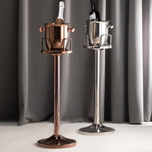 Party Ice <strong>Drink</strong> Cooler <strong>Stand</strong> Wine Ice Bucket High Quality Detachable Stainless Steel Champagne Bucket <strong>Stand</strong> - Product Image 4