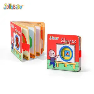 Montessori Educatief Cartoon Vormherkenningsboek Holle Ontdekking Wasbaar Babydoekenboek Voor Peuters