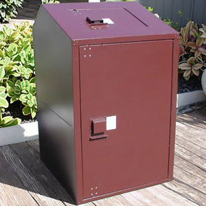 Highlander Series Outdoor Bear Resistant <strong>Trash</strong> Enclosure Single Compartment <strong>95</strong> <strong>Gallon</strong> Waste Storage Cage - Product Image 3