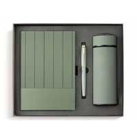 Cuadernos de Cuero PU A5 Personalizados y Bolígrafo, Set de Regalo Promocional Corporativo para Empresas