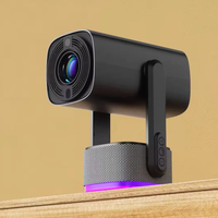 Mini Projecteur Portable K2 à Batterie Rechargeable, Android 11.0, Auto Focus, 5200 mAh, Full HD 1080P 4K, Beamer pour Extérieur