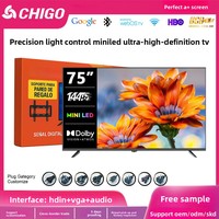 Téléviseurs Mini LED 65 pouces ; Ultra-minces Full HD Smart Network LCD, luminosité 500 cd/m², rapport de contraste 3000:1, garantie 1 an, fixation murale