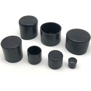 Leg Protection <b>Pad</b> Black PVC Anti Slip For Furniture Table <b>Chair</b> Stool Legs 6mm 100mm - Product Image 2