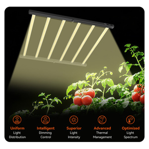 Lámparas <span class=keywords><strong>LED</strong></span> de <span class=keywords><strong>Cultivo</strong></span> Tritile de 720W, 4x4 pies, Alta Eficiencia, PPE 2.8, Espectro Completo, Regulables, <span class=keywords><strong>para</strong></span> Plantas de Interior - Product Image 5