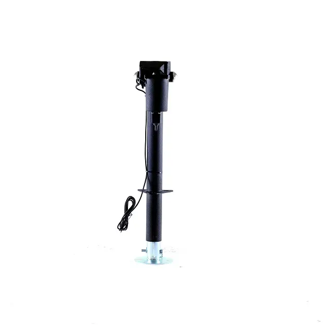 DC12V Black Electric 3500lbs Heavy Duty Tralier Tongue Jack without plastic cover