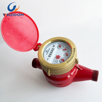 Vanne de retour pour compteur d'eau chaude fileté, haute performance, corps en fonte, multi-jets, type sec, personnalisée, protection IP68, ISO4064