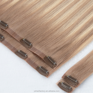 Extensiones de Cabello Natural Ruso Remy de Doble Trama de Primera Calidad, 100g, Invisibles, con Clip de PU, de 18 a 24 Pulgadas, Venta al Por Mayor - Product Image 3