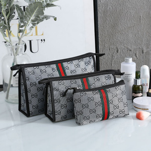 Bolsas de almacenamiento informales de viaje para mujer, bolsa de cosméticos, neceser, estuche de maquillaje impermeable Oxford - Product Image 5