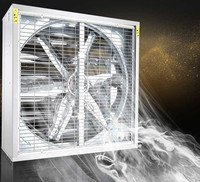 Ventilateur mural à pression négative électrique avec pales en acier inoxydable pour poulaillers et serres OEM/ODM