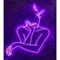 Enseigne Néon pour Homme et Femme Sexy, Acrylique, Transparent, Personnalisable, Bar d'Anniversaire, Décoration Murale