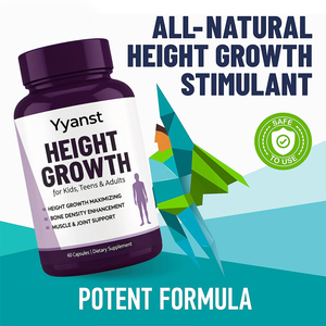 Height Growth Support Capsules for Kids Teens Adults Bone Density & Joint Wellness 60 Count - Product Image 2