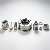 Pièces en aluminium usinées sur commande par fraisage CNC 5 axes, pièces en métal de petite taille usinées avec précision par CNC, pièces en acier inoxydable