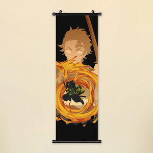 Póster de Tela Colgante de 70*25cm con 3000 Diseños de Anime Japonés, Personajes de <span class=keywords><strong>Demon</strong></span> <span class=keywords><strong>Slayer</strong></span>, Pinturas Fotográficas, Póster Enrollable para Pared - Product Image 4
