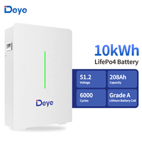 Batterie Deye 51.2V 200Ah Lithium Powerwall 10kWh Deye RW-G10.6, batterie fiable pour système d'énergie solaire