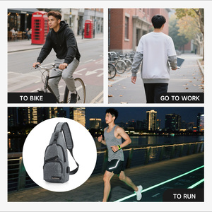 Sac à bandoulière durable pour homme, sac à bandoulière décontracté, sac à bandoulière pour homme, sac à bandoulière pour homme avec <span class=keywords><strong>port</strong></span> de charge USB - Product Image 4