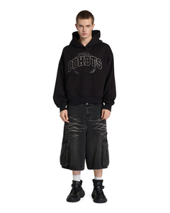 SERPENT HOODIE Brushed Fleece Fabric Unisex Oversized Hoodie with Custom Print And Embossed - Product Image 3