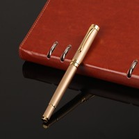 Stylo bille métallique 0,5 mm encre noire acier inoxydable logo personnalisé gravé au laser cadeau d'affaires stylo signature métallique