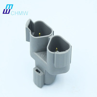 DT04-3P-P007-conectores de carcasa de plástico para coche, accesorio para automóvil, alternativa, serie Deutsch DT, color gris, 3 pines