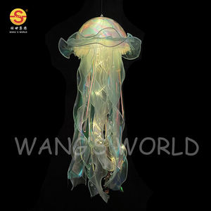 도매 <span class=keywords><strong>LED</strong></span> 해파리 랜턴 빛 빛나는 매달려 밤 휴대용 DIY 매달려 장식품 램프 장식 생일 파티 - Product Image 2