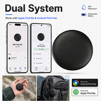 Traceur GPS étanche IP66 pour cartes, clés et objets, compatible iOS et Android, avec batterie longue durée (365 jours) pour les trajets quotidiens et localisation mondiale