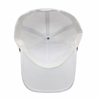 Casquette de sport à séchage rapide pour le golf, personnalisable, imperméable, en maille respirante, perforée au laser, pour activités de plein air, style trucker