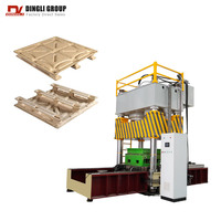 Presse à bois écologique pour le recyclage des déchets de bois, machine à palettes en bois pour la fabrication de palettes compressées