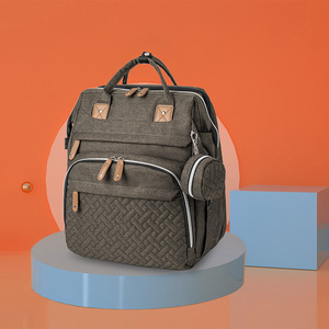 2024 Maman, mochila portátil multifuncional de poliéster para pañales de bebé, superventas, juego de viaje al aire libre, cama plegable especial, bolsa de momia - Product Image 5