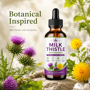 Meilleures ventes : Gouttes de Chardon-Marie liquides orales, Complément Herbal Biologique à base de Racine de Curcuma et Racine de Pissenlit pour la Protection Antioxydante et Immunitaire - Product Image 2