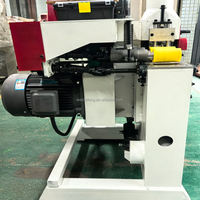 Machine automatique de haute efficacité pour le façonnage de tiges rondes en bois, machine à double couteau pour la fabrication de bâtons ronds multi-brins pour manches de balai
