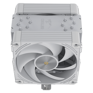 COOLLEO P60 bianco V2 singola torre doppio ventilatore PC radiatore aria refrigeratore CPU raffreddamento Intel 115X/1200/1700/1851 AM4/5tdp245w - Product Image 4