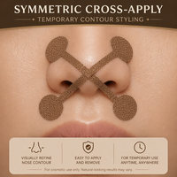Patch nasal en tissu non tissé extensible et doux pour application nasale, certifié CE et RoHS
