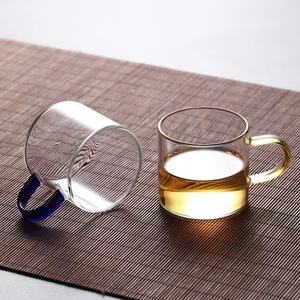 Set di 6 <span class=keywords><strong>Tazze</strong></span> Personalizzate <span class=keywords><strong>da</strong></span> 100ml, Piccole <span class=keywords><strong>Tazze</strong></span> <span class=keywords><strong>da</strong></span> Tè <span class=keywords><strong>Trasparenti</strong></span> con Manico Colorato, Tazzine <span class=keywords><strong>da</strong></span> Caffè in Vetro - Product Image 5