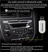 USB Bluetooth-ontvanger Zender Auto Bluetooth 5.0 Audioadapter TV Computer Draadloze Bluetooth 2-in-1-converter Plug and Play