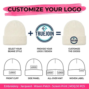Gorro <span class=keywords><strong>de</strong></span> Punto Acrílico con Puño, Bordado con Logotipo Personalizado, Fabricante Certificado ISO, OEM, ODM, Venta <span class=keywords><strong>al</strong></span> <span class=keywords><strong>Por</strong></span> <span class=keywords><strong>Mayor</strong></span>, MOQ Bajo, para <span class=keywords><strong>Invierno</strong></span> - Product Image 3